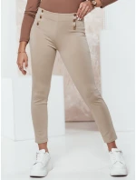 Dámské kalhoty beige Dstreet model 21980160 - FashionStreet Dámské kalhoty beige Dstreet model 21980160 - FashionStreet
