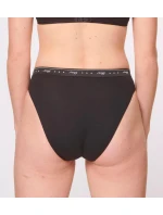 Dámské kalhotky 24/7 100 Tai 3P - BLACK - černá 0004 - SLOGGI