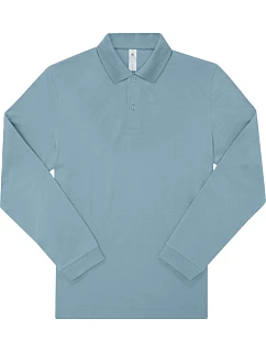 B&C My Polo 210 LSL Piqué polo s dlouhým rukávem z těžké bavlny blue model 22410187