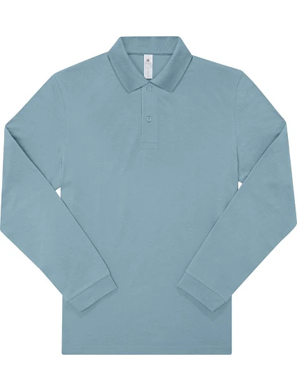 B&C My Polo 210 LSL Piqué polo s dlouhým rukávem z těžké bavlny 01.U427 amalfi blue B&C My Polo 210 LSL Piqué polo s dlouhým rukávem z těžké bavlny 01.U427 amalfi blue