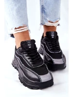 Dámské Sportovní Obuv Cross Jeans II2R4018C Černé