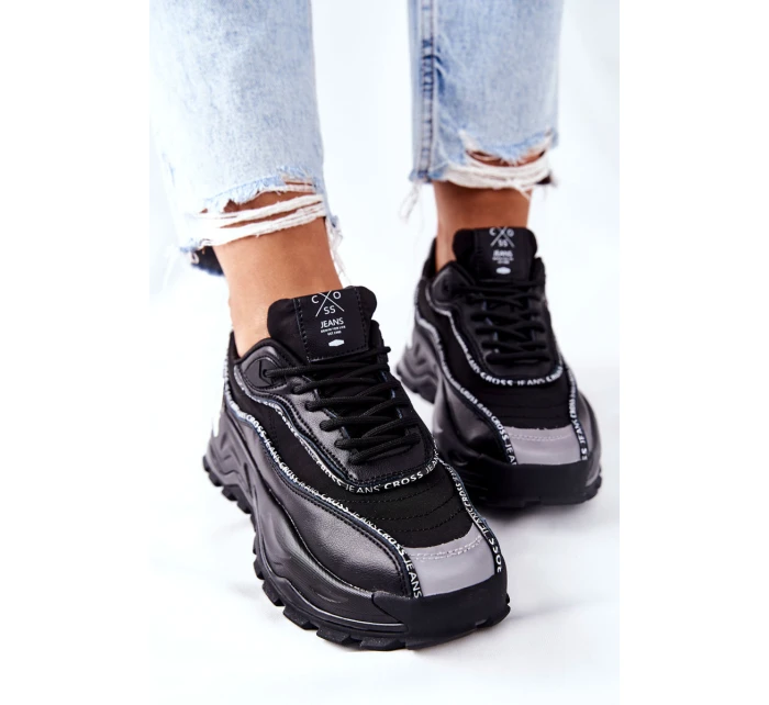 Dámské Sportovní Obuv Cross Jeans II2R4018C Černé