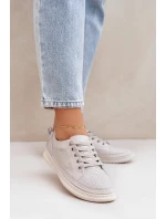 Dámské Kožené Tenisky Šedé Cloesa Dámské Kožené Tenisky Šedé Cloesa