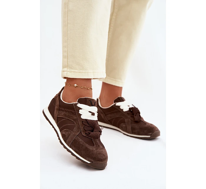 Kožené tenisky Vinceza Dámské 86427 Čokoládové Kožené tenisky Vinceza Dámské 86427 Čokoládové