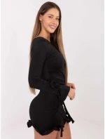 Sukienka MI SK model 21768459 czarny - FPrice Sukienka MI SK model 21768459 czarny - FPrice