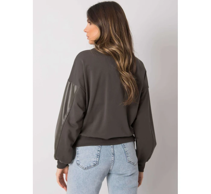 Mikina RV BL 7352.52 tmavá khaki