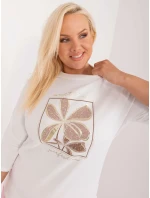 Bluzka RV BZ model 20190794 ecru - FPrice Bluzka RV BZ model 20190794 ecru - FPrice