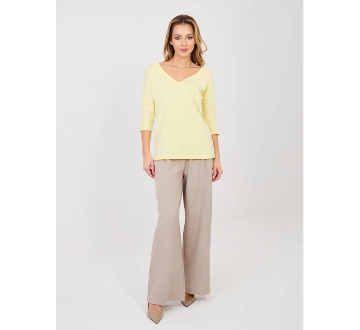 Bluzka RV BZ model 22013850 jasny żółty - FPrice