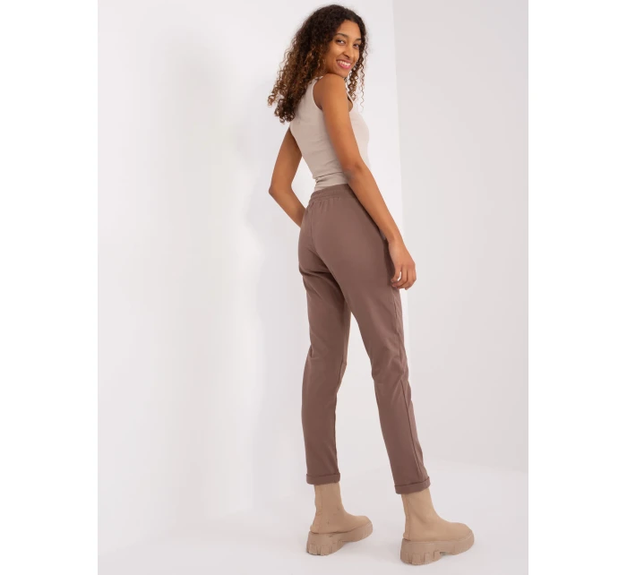 Spodnie dresowe RV DR model 19381360 brązowy - FPrice Spodnie dresowe RV DR model 19381360 brązowy - FPrice