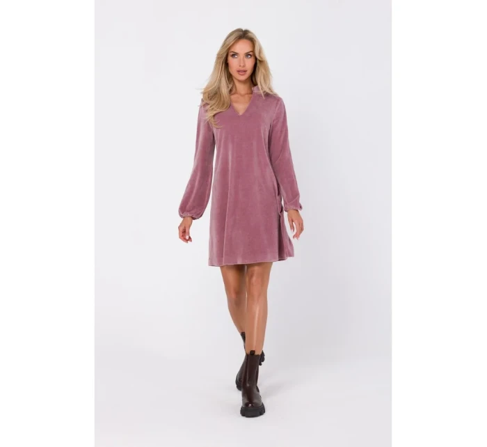 Šaty s výstřihem do V růžové model 18863690 - Moe Šaty s výstřihem do V růžové model 18863690 - Moe