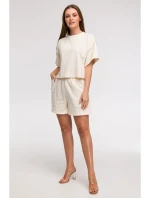 mikina s krátkým rukávem model 21047222 - BeWear