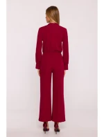 M879 Kombinéza se stojáčkem - bordó M879 Kombinéza se stojáčkem - bordó
