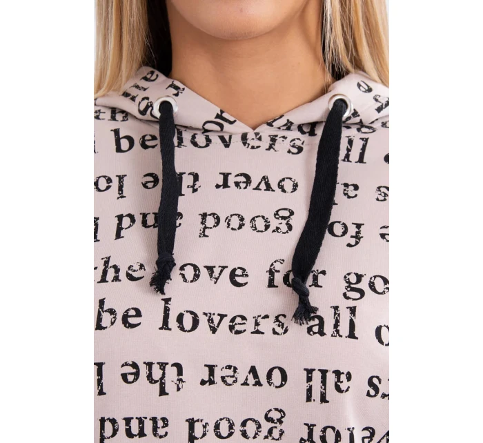 Dámská souprava s potiskem 20929 béžová - Kesi Dámská souprava s potiskem 20929 béžová - Kesi