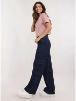 Džínové kalhoty D80016BD62458D282 modré - Sublevel