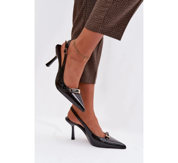 Sandály na podpatku  model 224473 Step in style