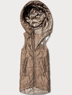 bezrękawnik z  Goodlookin brązowy model 22037886 - S'WEST