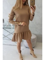 Velbloudí šaty s volánky