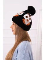 Dámská čepice Owl K340 černá