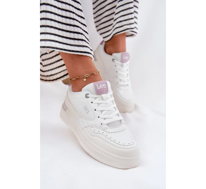 Dámské Tenisky Na Platformě LEE EMMA WOMEN LOW 50251014.00L Bílé