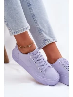 Dámské textilní tenisky Big Star – fialové Dámské textilní tenisky Big Star – fialové