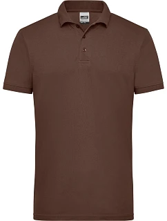 JN Pánské pracovní piqué polo 02.0 brown model 22434994 - Daiber