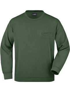 JN Mikina s kapsou 02.0 dark green model 22494222 - Daiber