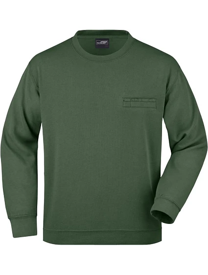 Daiber JN 924 Mikina s náprsní kapsou 02.0924 dark green Daiber JN 924 Mikina s náprsní kapsou 02.0924 dark green
