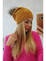 Sandra K210 hořčicová fleecová čepice Sandra K210 hořčicová fleecová čepice