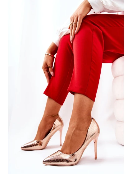 Podpatky s vzorem Růžové zlato model 21571368 - Boto