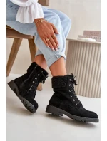 Dámské podšité boty workery na zip černé Mivael Dámské podšité boty workery na zip černé Mivael
