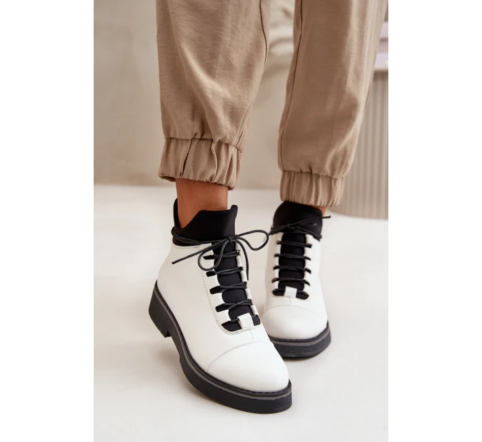 Nízké dámské boty z ekologické kůže béžové Erisabelle Nízké dámské boty z ekologické kůže béžové Erisabelle