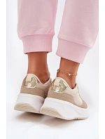 Dámské tenisky na platformě Béžové model 22074762 - GAP Dámské tenisky na platformě Béžové model 22074762 - GAP