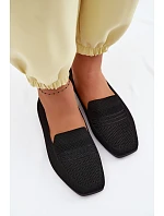 Materiálové Dámské Mokasiny Černé model 22102816 - Boto