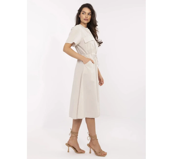 Sukienka MI SK model 21132998 beżowy - FPrice