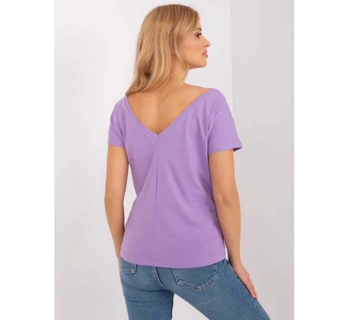 T shirt RV TS model 19394565 jasny fioletowy - FPrice