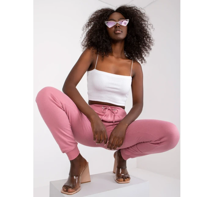 Tepláky TW DR 1033.16P tmavě růžová