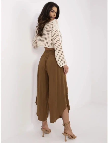 TW SP BI kalhoty model 20969226 světle hnědé - FPrice TW SP BI kalhoty model 20969226 světle hnědé - FPrice