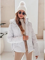 Dámská zimní bunda TY5042  sv. šedá - FashionStreet