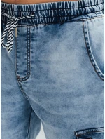 Pánské džínové šortky modré Dstreet SX2553