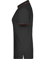 JN Dámské piqué polo s kontrastní légou 02.0 black/orange model 22489049 - Daiber JN Dámské piqué polo s kontrastní légou 02.0 black/orange model 22489049 - Daiber