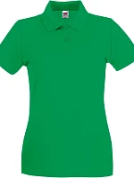 Fruit of the Loom Lady-Fit Premium Polo Dámské piqué polo 16.3030 kelly green