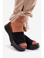 Dámské sandály na platformě Černé model 21951453 - Boto