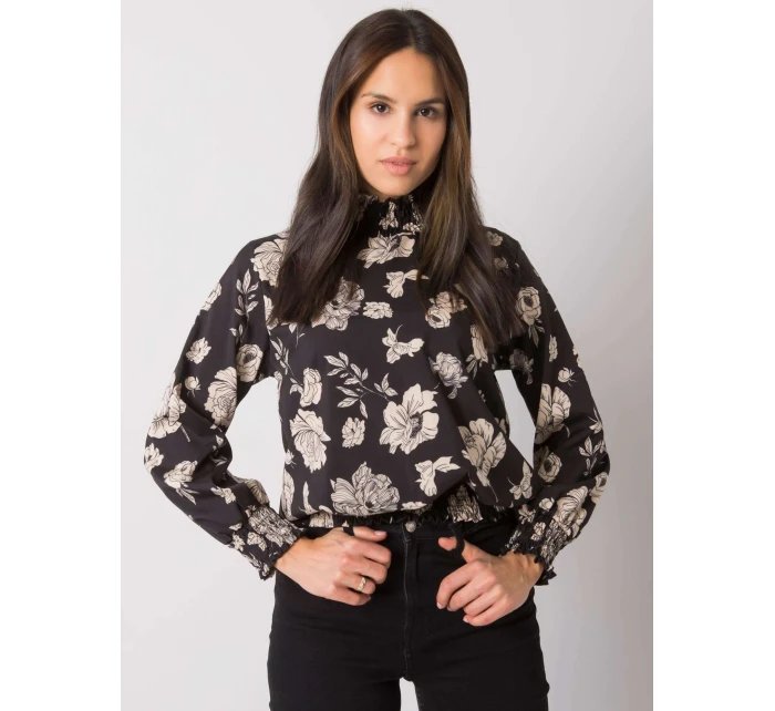 Halenka DHJ BZ 8501.79 černá a béžová Halenka DHJ BZ 8501.79 černá a béžová