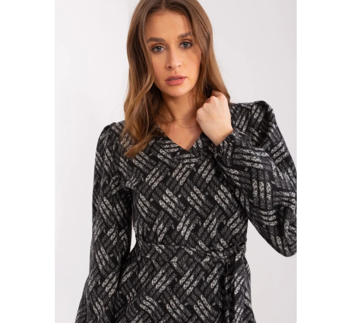 Šaty LK SK 509474 1.52P šedá černá