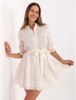 Sukienka LK SK model 21217569 jasny beżowy - FPrice