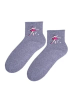 Vzorované netlačící ponožky Steven art.099 35-40