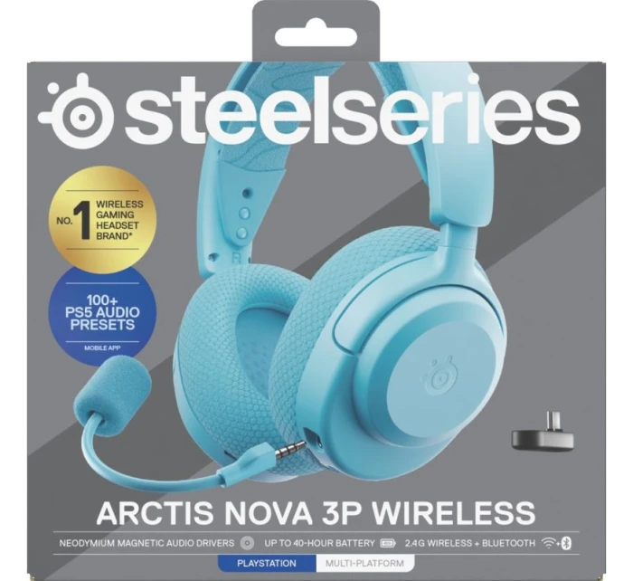 Bezdrátová sluchátka  Nova 3P pro Aqua model 21716745 - Steelseries