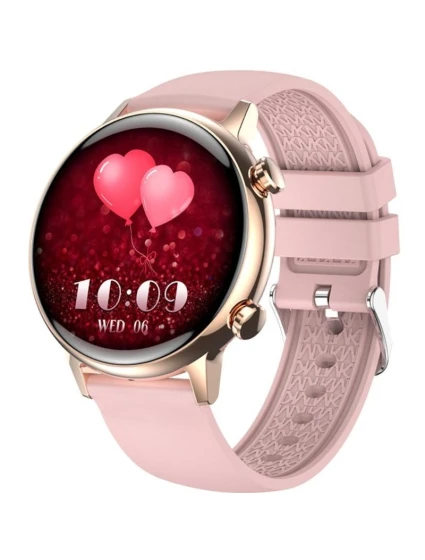 Dámské chytré hodinky RUBICON RNCF09 Rose Gold/Pink SMARUB234 Dámské chytré hodinky RUBICON RNCF09 Rose Gold/Pink SMARUB234