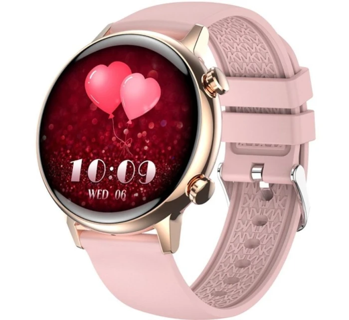 Dámské chytré hodinky RUBICON RNCF09 Rose Gold/Pink SMARUB234 Dámské chytré hodinky RUBICON RNCF09 Rose Gold/Pink SMARUB234