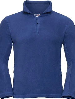 Russell Athletic 874M Fleecová mikina s 1/4 zipem 10.874M bright royal